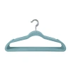 Simplify Super Slim Velvet Plastic Hangers In Blue