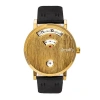 Simplify The 7000 Leather-band Watch In Gold/black