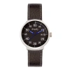 Simplify The 7100 Leather-band Watch W/date In Brown