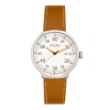 Simplify The 7100 Leather-band Watch W/date In Brown