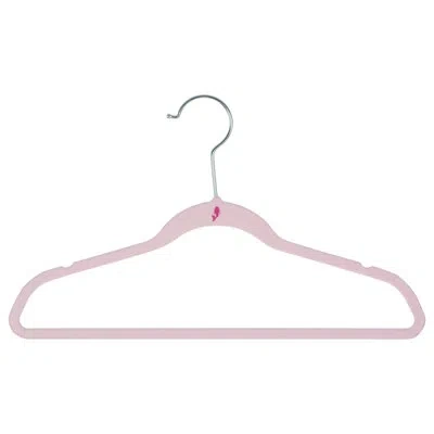 Simplify Timothy Plastic Non-slip Standard Hanger For Dress/shirt/sweater In Blush