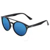 SIMPLIFY SIMPLIFY UNISEX BLACK CAT EYE SUNGLASSES SSU122-BL