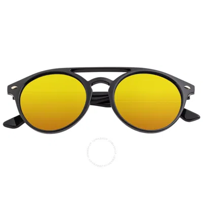 Simplify Unisex Black Cat Eye Sunglasses Ssu122-rd In Multi-color