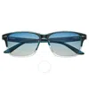 Simplify Unisex Blue Square Sunglasses Ssu130-c3 In Blue