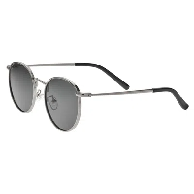 Simplify Unisex Silver Tone Round Sunglasses Ssu128-c3