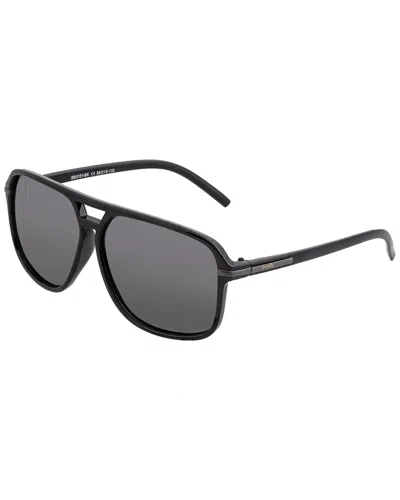 Simplify Unisex Ssu121 59 X 48mm Polarized Sunglasses In Black