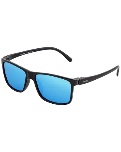 Simplify Unisex Ssu123 54 X 39mm Polarized Sunglasses In Blue