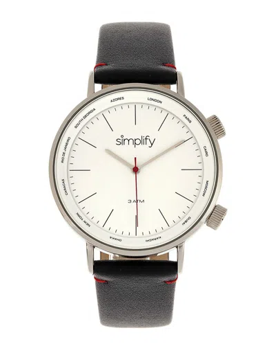 Simplify Unisex The 3300 Watch In Black