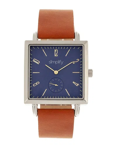 Simplify Unisex The 5000 Watch In Blue