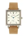 Simplify The 5000 Leather-band Watch In White