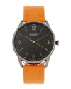 Simplify Unisex The 6300 Watch In Orange/black