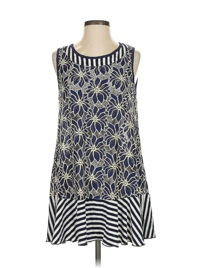 Pre-owned Simply Aster By Firmiana Casual Dress In Blue