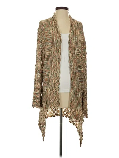 Pre-owned Simply Couture Cardigan Sweater In Brown