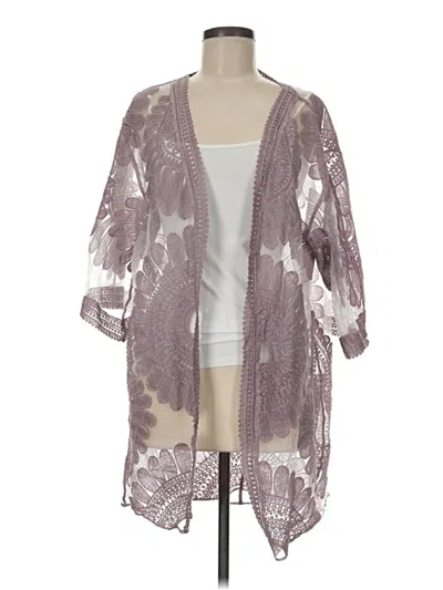 Pre-owned Simply Couture Kimono In Purple