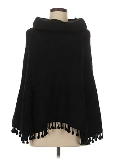 Pre-owned Simply Couture Poncho In Black