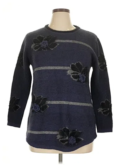 Pre-owned Simply Couture Pullover Sweater In Blue