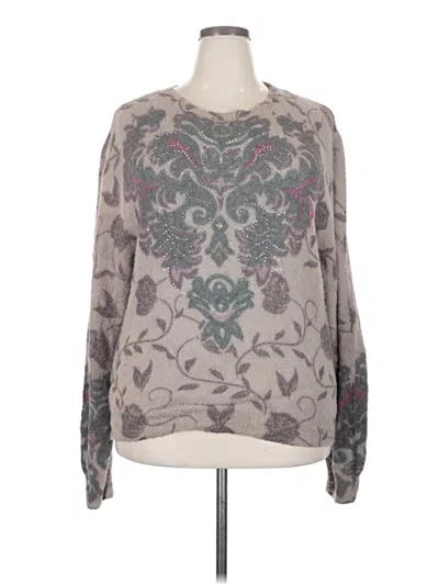 Pre-owned Simply Couture Pullover Sweater In Gray