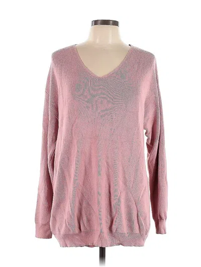 Pre-owned Simply Couture Pullover Sweater In Pink