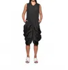 Simply Mila Athena Sleeveless Dress In Black In Black