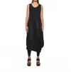 Simply Mila Babylon Sleeveless Dress In Black In Black
