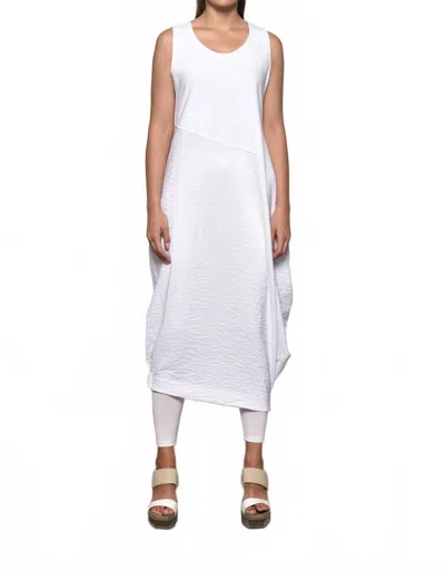 Simply Mila Babylon Sleeveless Dress In White