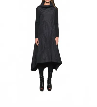 Simply Mila Fargo Long Sleeves Dress In Black