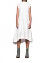 Simply Mila Gaia Sleevesless Dress In White In White