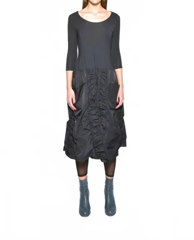 Simply Mila Ophelia Flair Dress In Black In Grey
