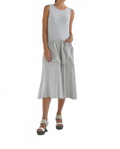 Simply Mila Women's Pocket Bags Dress In Silver In Gray