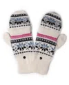 Simply Natural Alpaca Glittens Gloves In White