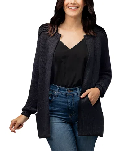 Simply Natural Linda Ebel Alpaca Sweater In Black