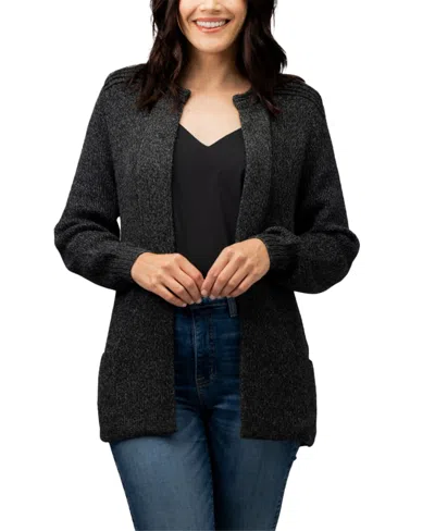 Simply Natural Linda Ebel Alpaca Sweater In Charcoal