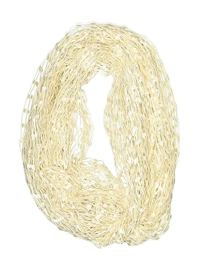 Pre-owned Simply Natural Scarf In Ivory
