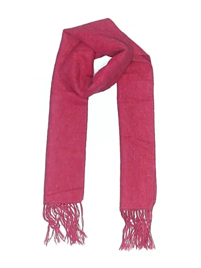 Pre-owned Simply Natural Scarf In Pink