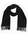 Simply Natural Solid Alpaca Scarf In Black
