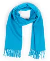 Simply Natural Solid Alpaca Scarf In Skyblue