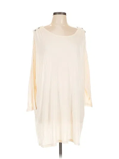 Pre-owned Simply Noelle 3/4 Sleeve Blouse In White