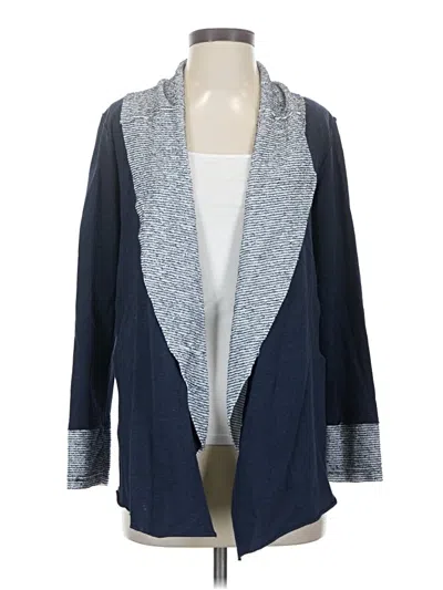 Pre-owned Simply Noelle Cardigan Sweater In Blue