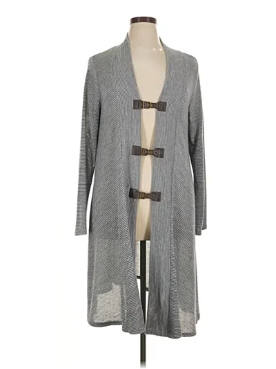 Pre-owned Simply Noelle Cardigan Sweater In Gray
