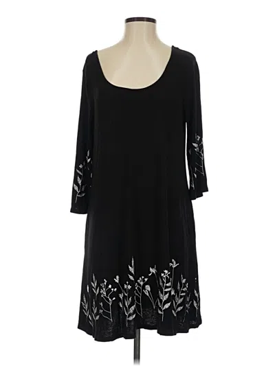Pre-owned Simply Noelle Casual Dress In Black