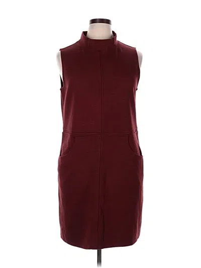 Pre-owned Simply Noelle Casual Dress In Burgundy