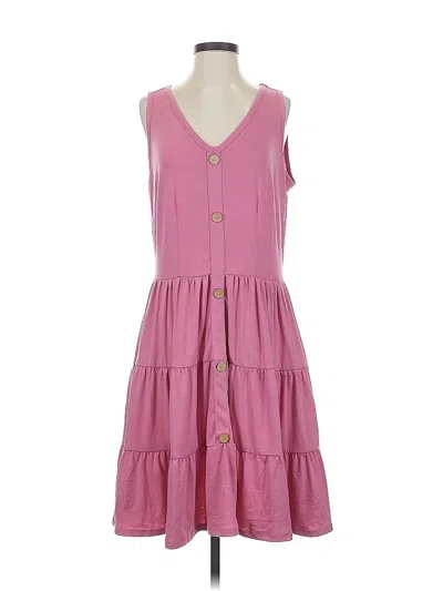 Pre-owned Simply Noelle Casual Dress In Pink
