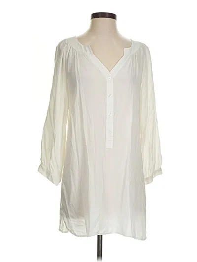 Pre-owned Simply Noelle Casual Dress In White