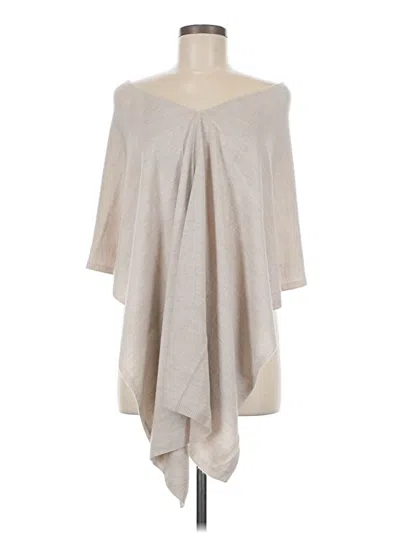 Pre-owned Simply Noelle Poncho In White