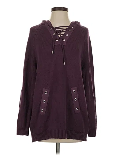 Pre-owned Simply Noelle Pullover Sweater In Purple