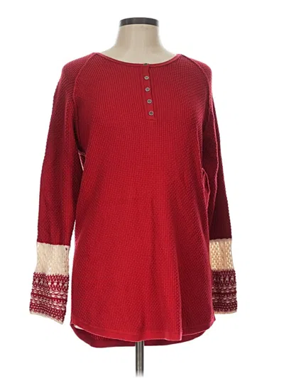 Pre-owned Simply Noelle Pullover Sweater In Red