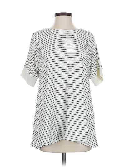 Pre-owned Simply Noelle Short Sleeve T-shirt In White