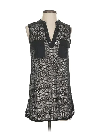 Pre-owned Simply Noelle Sleeveless Blouse In Black