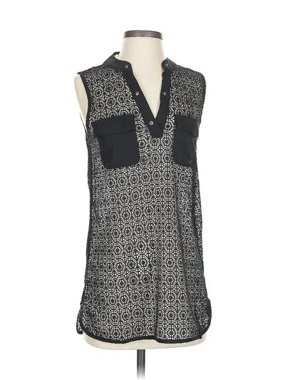 Pre-owned Simply Noelle Sleeveless Blouse In Gray
