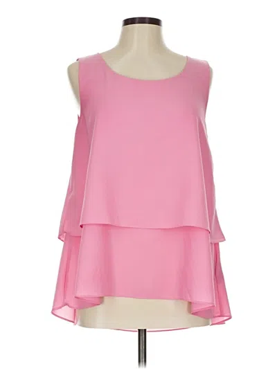 Pre-owned Simply Noelle Sleeveless Blouse In Pink